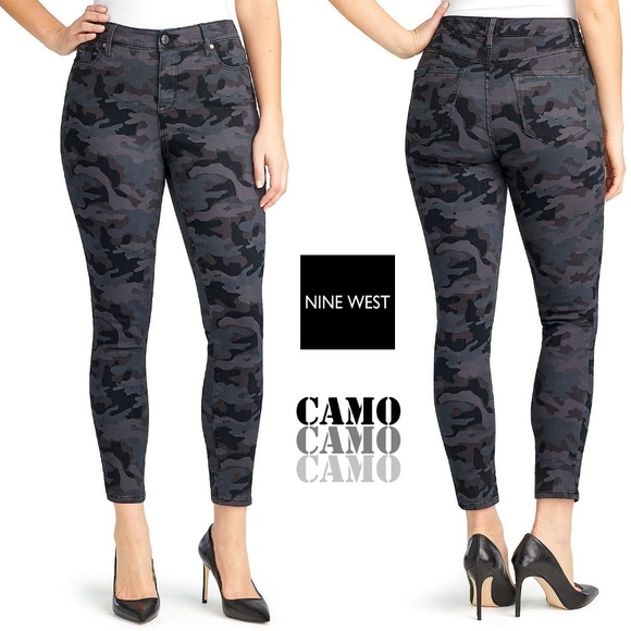 NINE WEST BNWT CAMO Jeans - - Picture 6 of 7